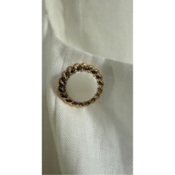 Reformation Meela Linen Top Size 12 - Picture 3 of 7